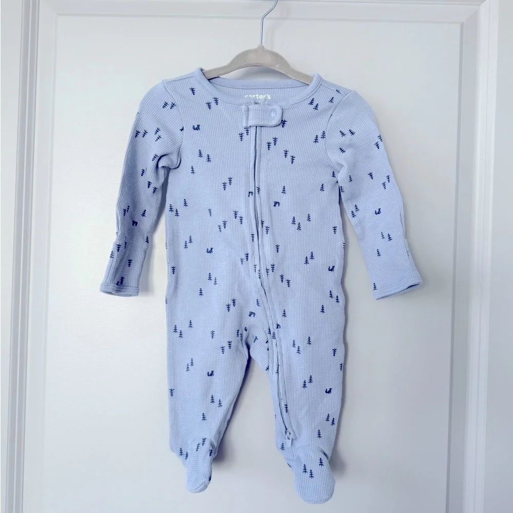 Carter's Woodland Baby Footie - Blue
